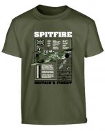 Kids Spitfire T-shirt - Olive Green