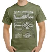AH-64 Apache Attack T-Shirt