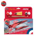 AIRFIX RED ARROWS GNAT STARTER MODEL SET SMALL