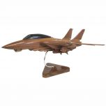 Wooden High Gloss F14 Tomcat Model