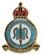 Fighter Command Crest Pin Badge