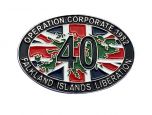 Falklands Liberation Enamel Pin Badge