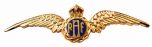 RAF Wings Kings Crown Badge