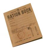 WW2 REPLICA RATION BOOK