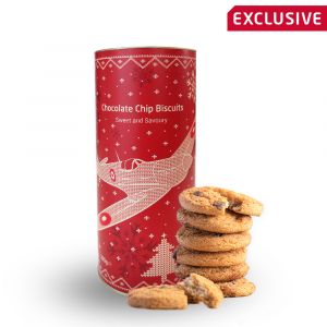 Christmas Chocolate Chip Biscuits Drum