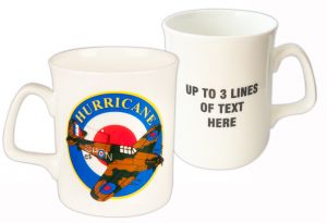 Hurricane Roundel Personalised Mug