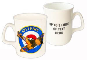 Spitfire Roundel Personalised Mug
