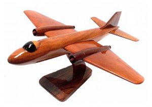 Wooden High Gloss English Electric Canberra Model