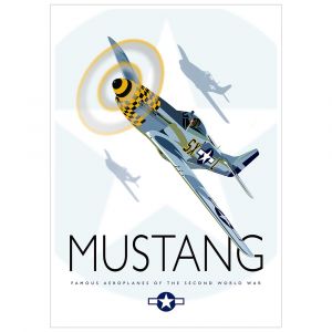 Mustang A3 Print