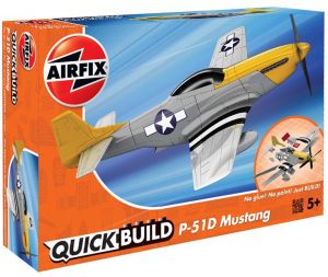 Airfix Quick Build Mustang P-51D Construction Model Set