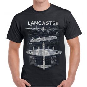 Lancaster Plan T-Shirt (Black)