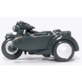 RAF Motor Bike &amp; Side Car  Die Cast Model