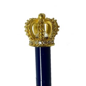 King Crown Navy and Gold Pen