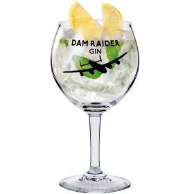 Dam Raider Balloon Gin Glass