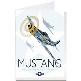 Mustang Greetings Card