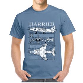 Harrier Plan T-Shirt Blue