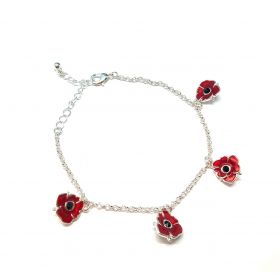 Poppy Charm Bracelet
