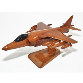 Wooden High Gloss Harrier Model