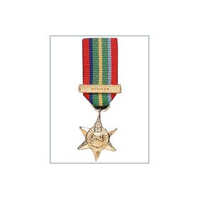 Mini Medal Pacific Star Burma