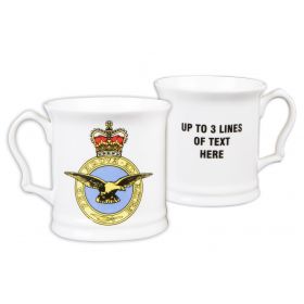 RAF Crest Personalised Half Pint Tankard
