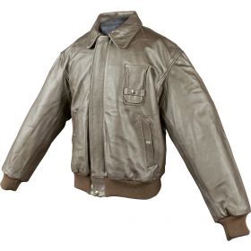 RAF Squadron Brown Leather Flying Jacket