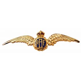 RAF Wings Kings Crown Badge