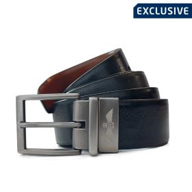 RAF Wings Reversible Leather Belt (Black / Brown)