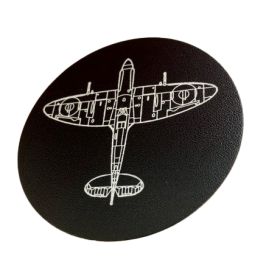 Spitfire Technical Leather Coaster