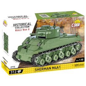 COBI Sherman M4A1 Tank Building Blocks Set - 312pcs
