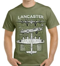 Lancaster Plan T-Shirt | RAF Museum Shop